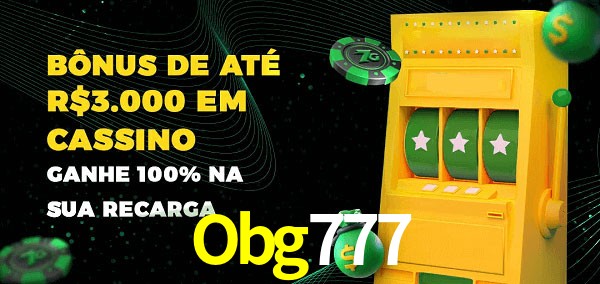 Obg777 melhor bônus de depósito
